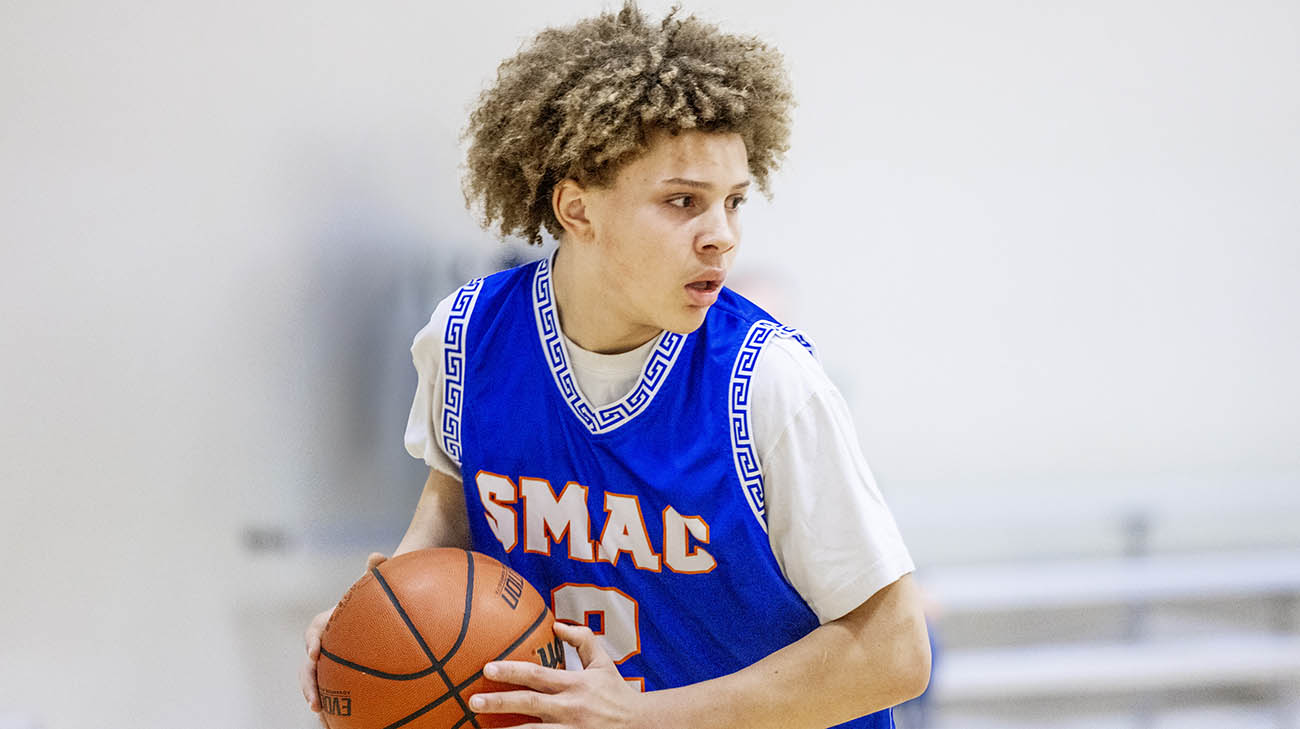 Myles is able to continue playing the sport he loves after receiving treatment for a type of bone cancer. 